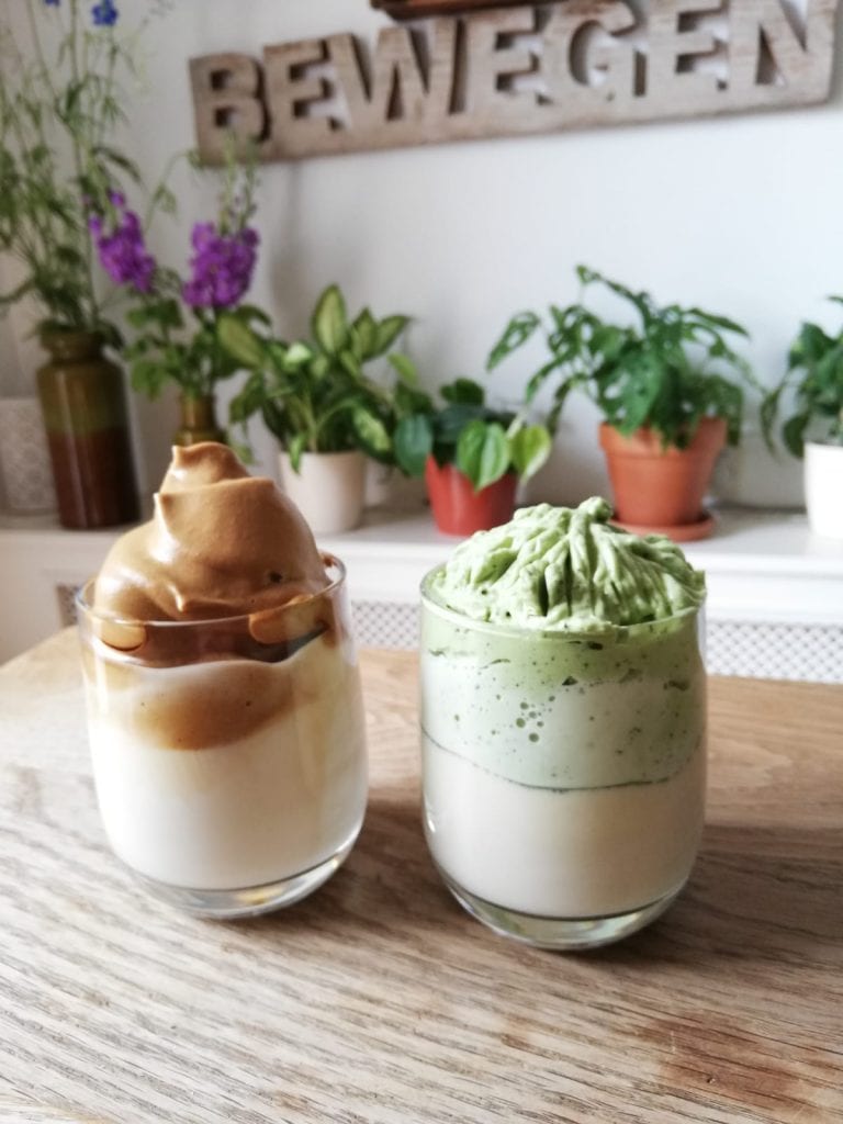 Dalgona matcha