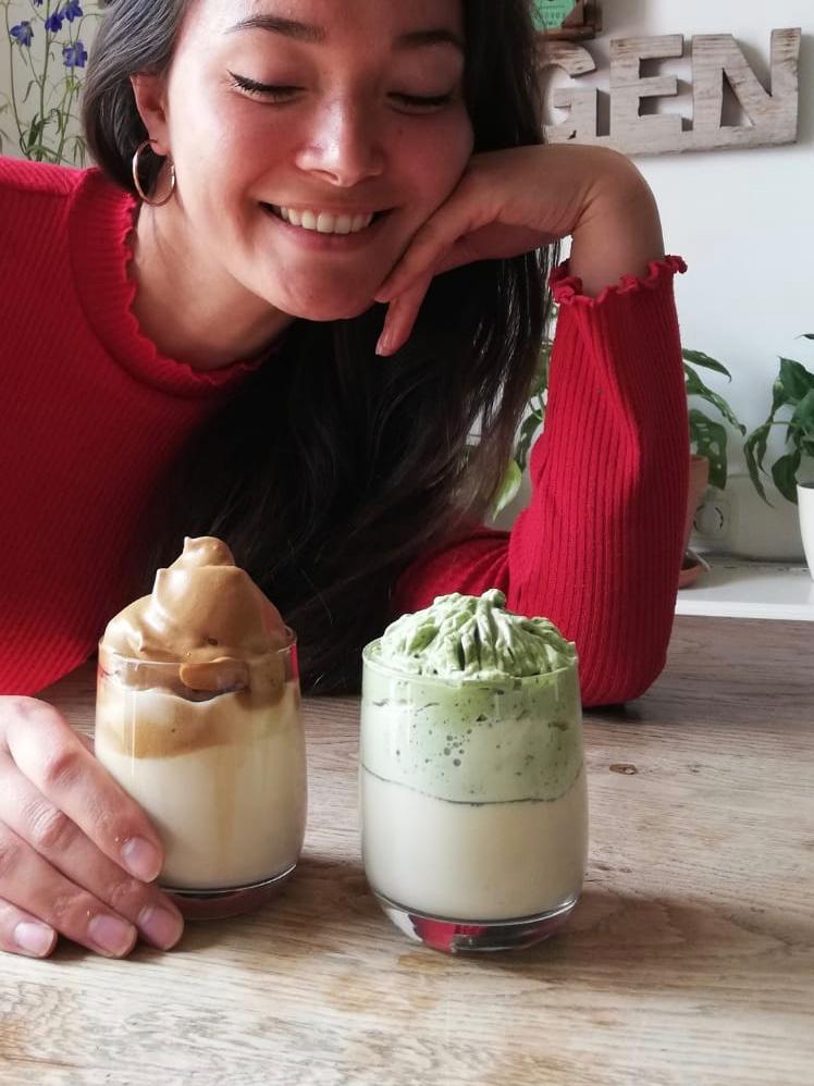 Dalgona matcha